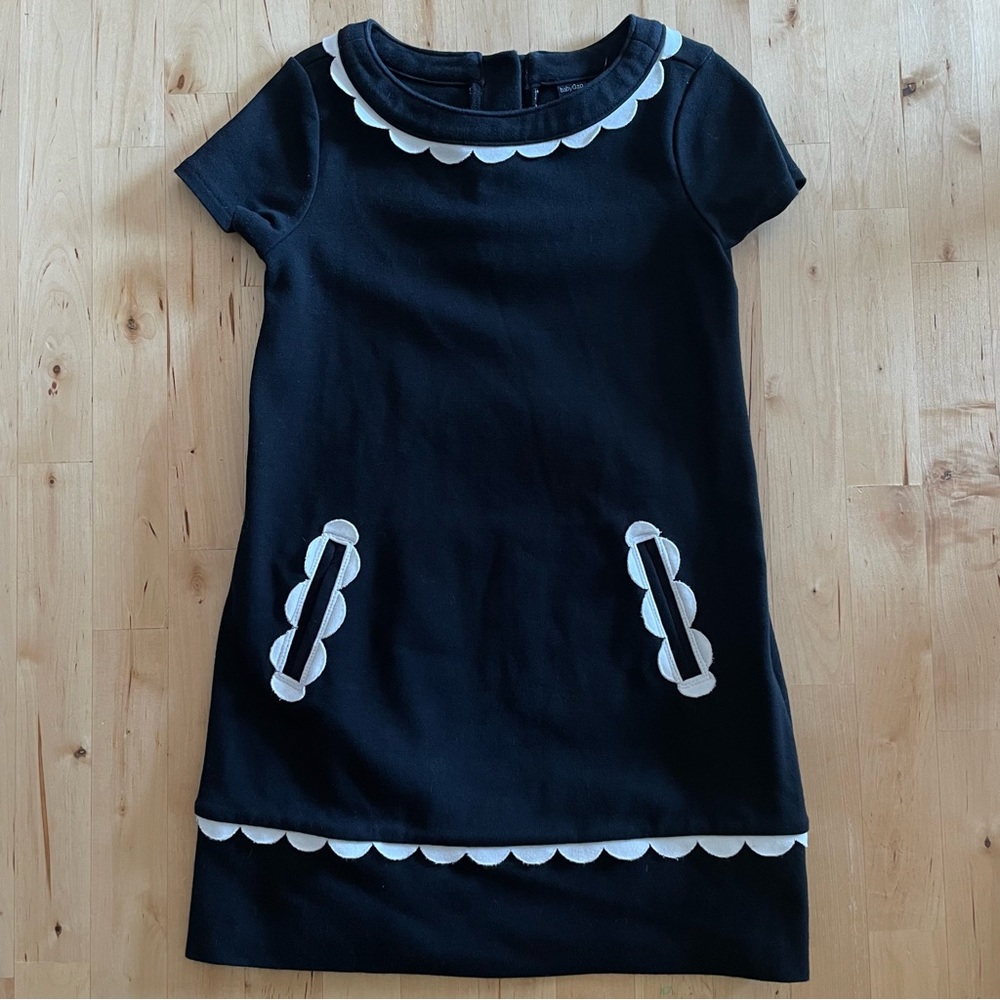 Baby Gap Black/White Shift Dress size 4 yrs